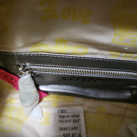 SEND OFFERS Y2K Juicy Couture Green Yellow Velour Bowler Satchel Bag Velvet 2002 - Picture 8 of 17